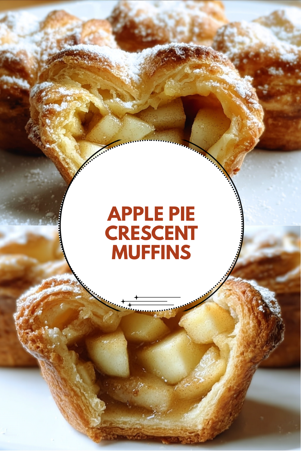 Apple Pie Crescent Roll Muffins 7 Apple Pie Crescent Muffins