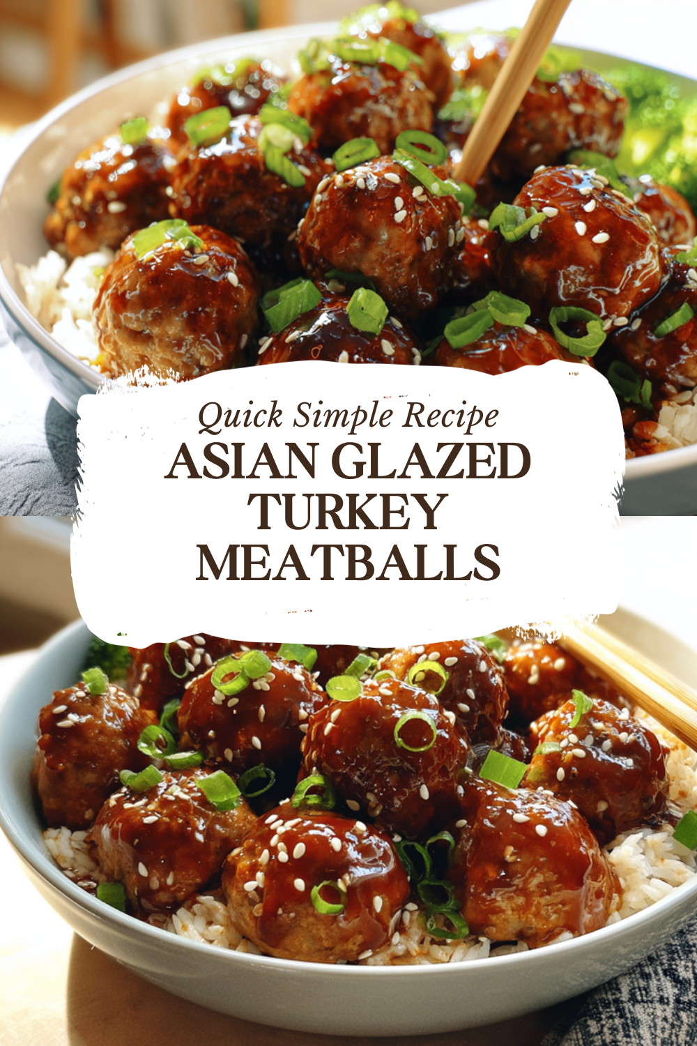Asian Glazed Turkey Meatballs