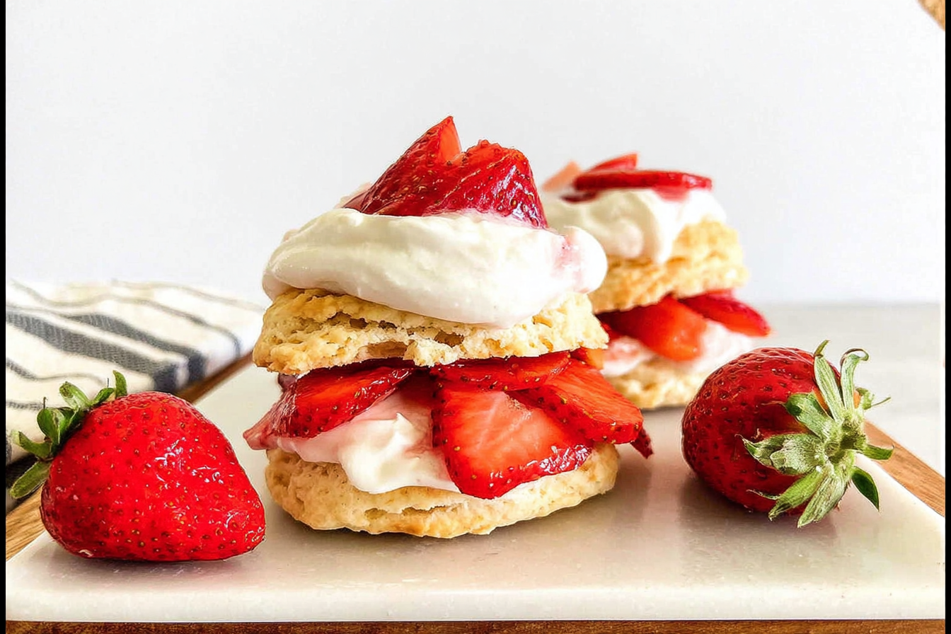 Homemade Strawberry Shortcake Recipe 6 Biscuit Strawberry Shortcake