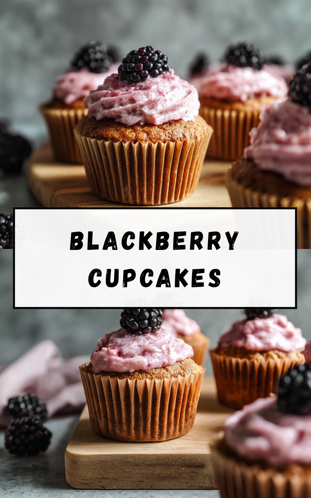 Chocolate Cupcakes With Blackberry Buttercream Frosting 7 Blackberry Cupcakes