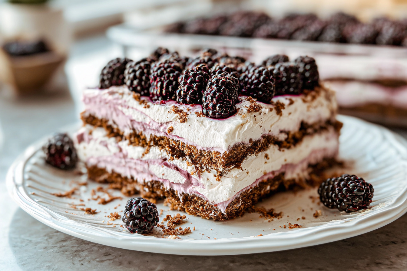 Blackberry Icebox Cake