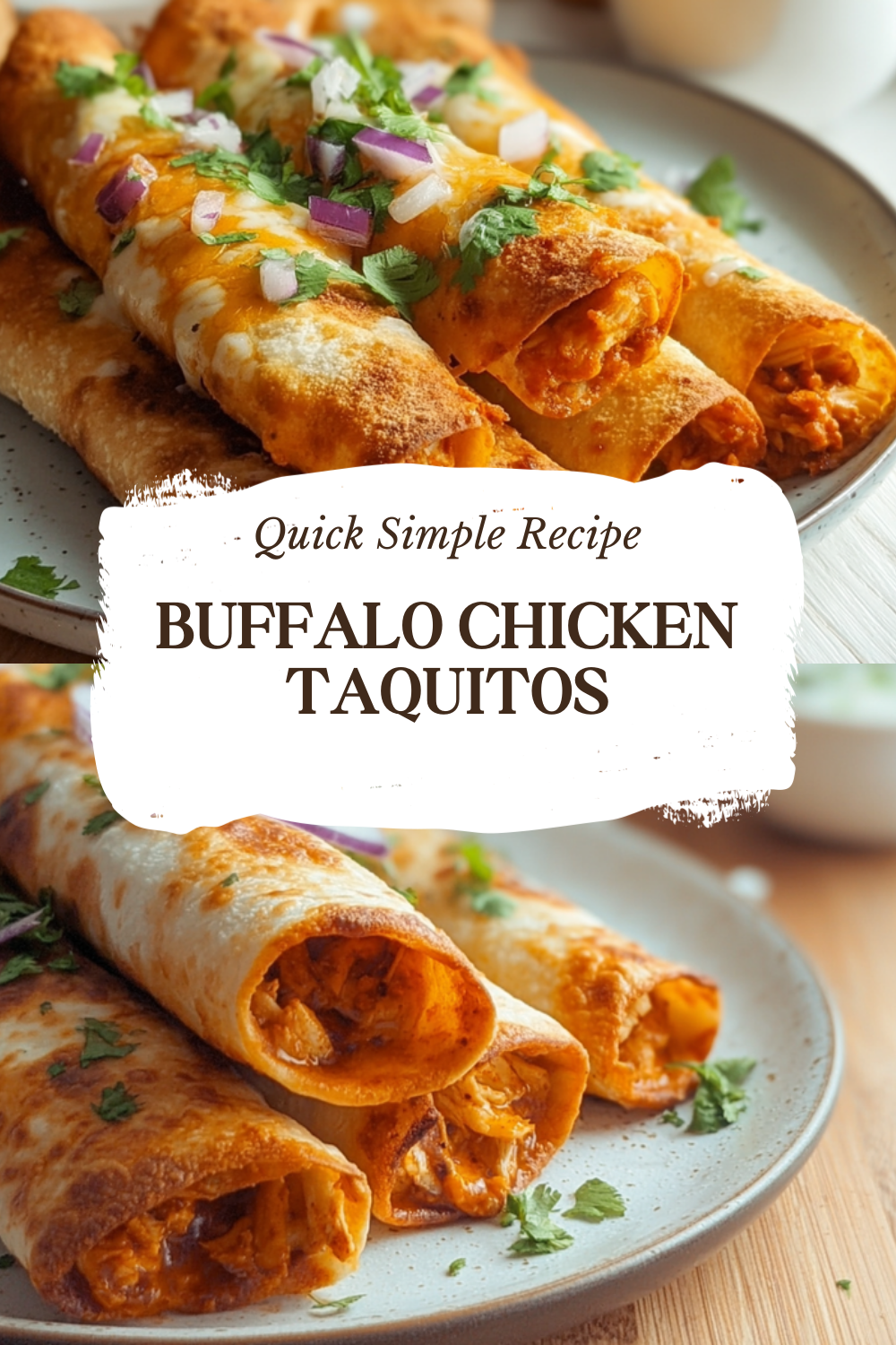 Buffalo Chicken Taquitos