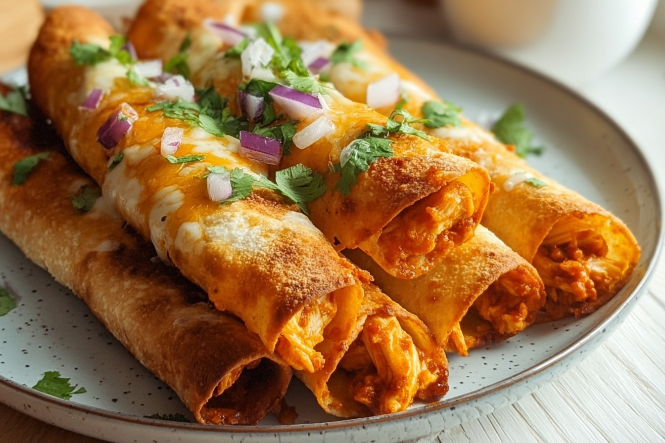 Buffalo Chicken Taquitos