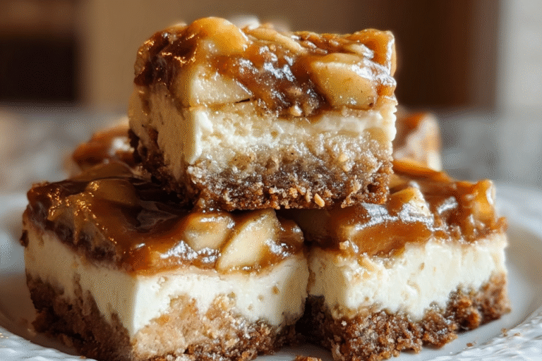 Caramel Apple Blondie Cheesecake Bars 93.Png