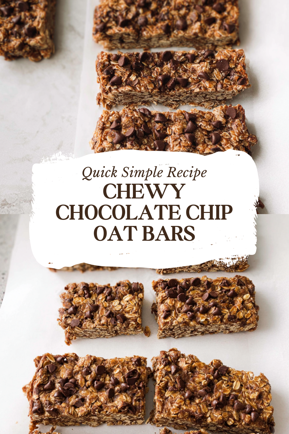 Oatmeal Chocolate Chip Cookie Bars Easy Recipe 7 Chewy Chocolate Chip Oat Bars