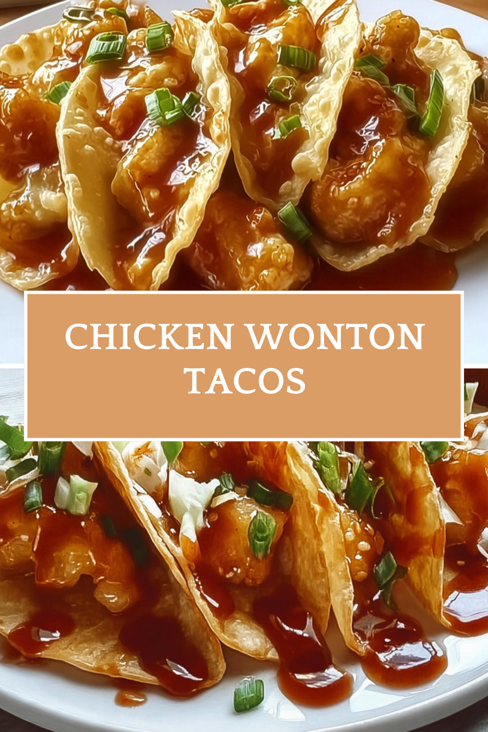 Chicken Wonton Tacos
