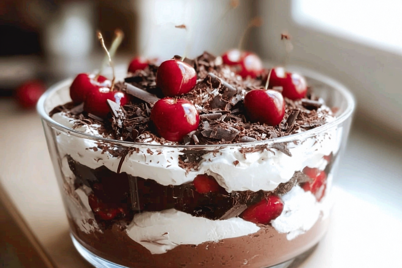 Chocolate Cherry Trifle