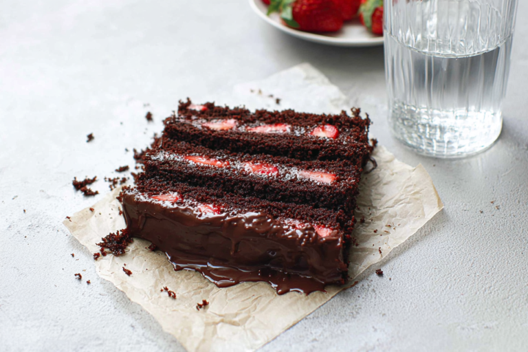Chocolate Covered Strawberry Cake 79.Png