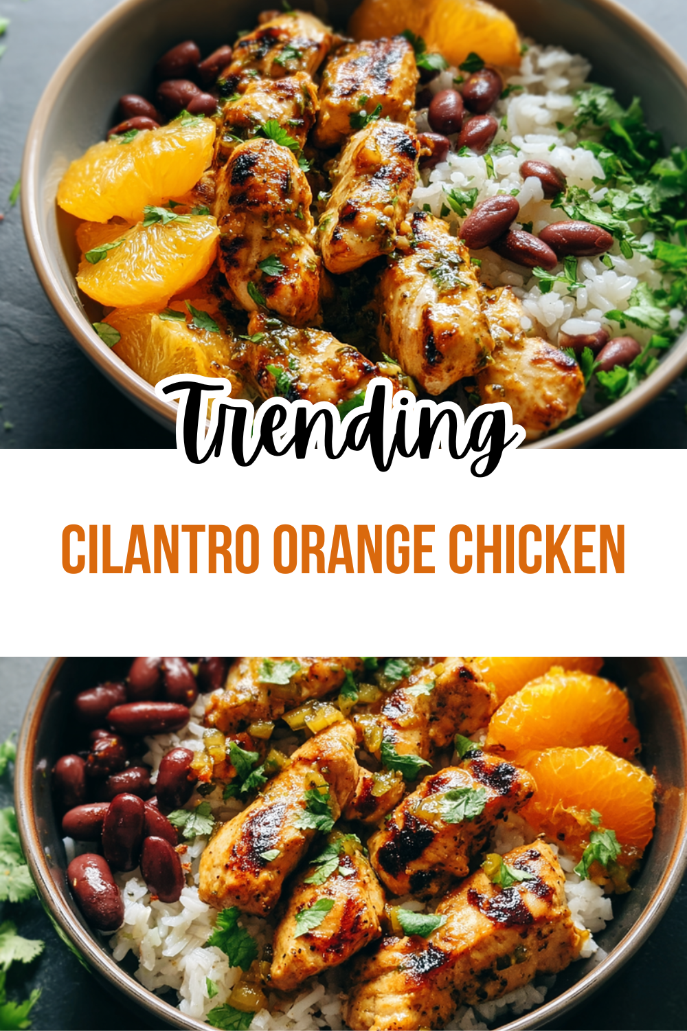 Cilantro Orange Chicken Recipe With Rice And Beans 4 Cilantro Orange Chicken