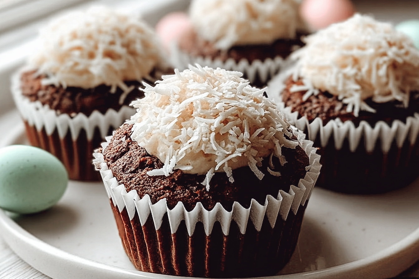 Chocolate Coconut Cupcakes Recipe 6 Coconut Chocolate Cupcakes