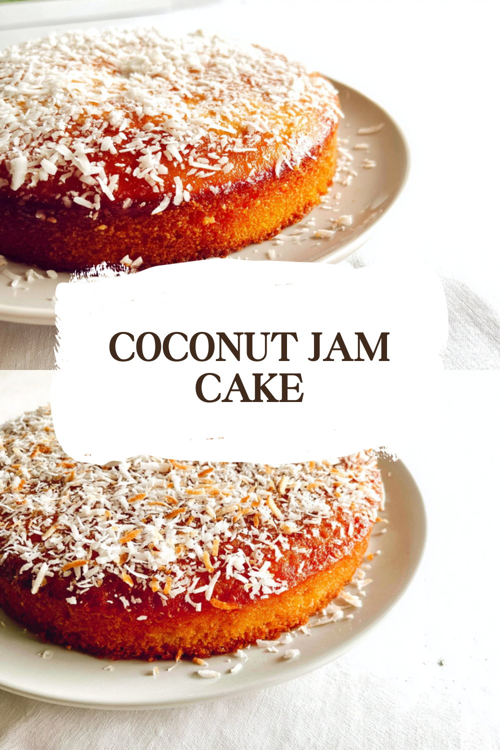 Coconut Jam Cake