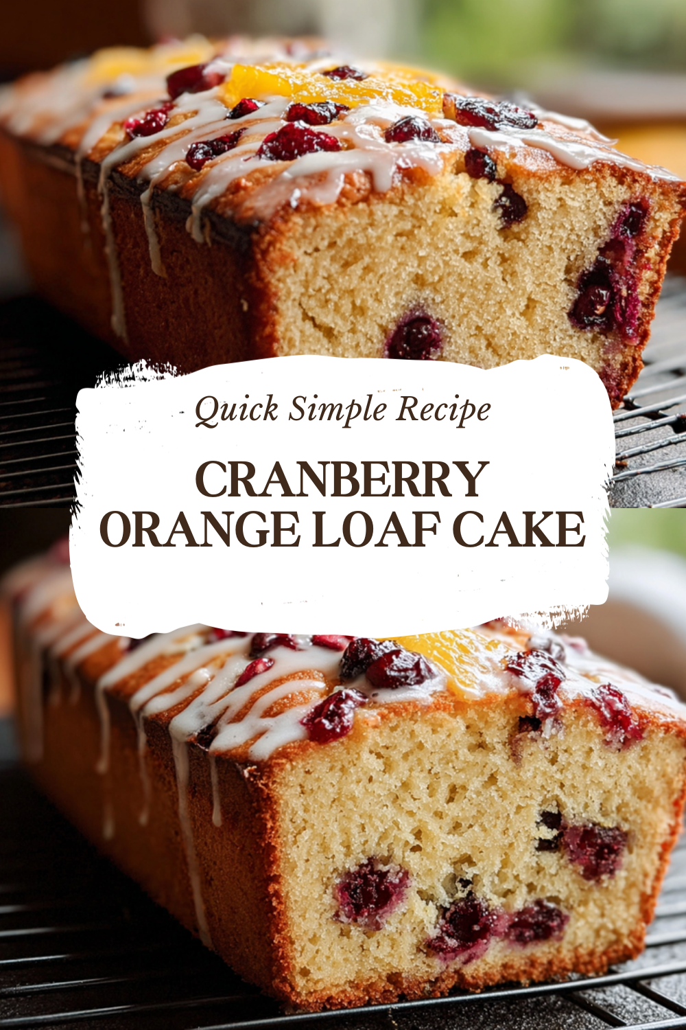 Cranberry Orange Loaf Cake