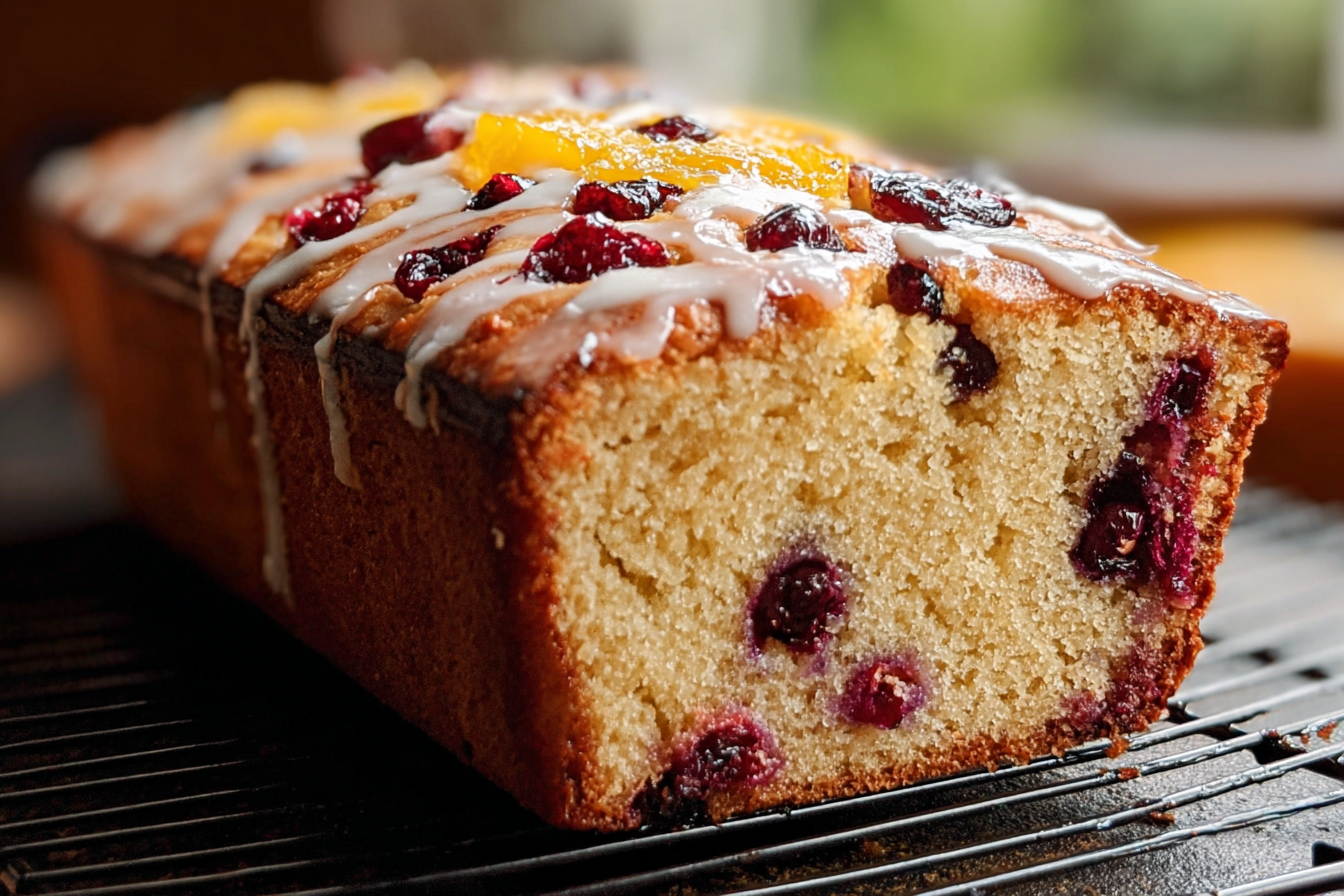 Cranberry Orange Loaf Cake