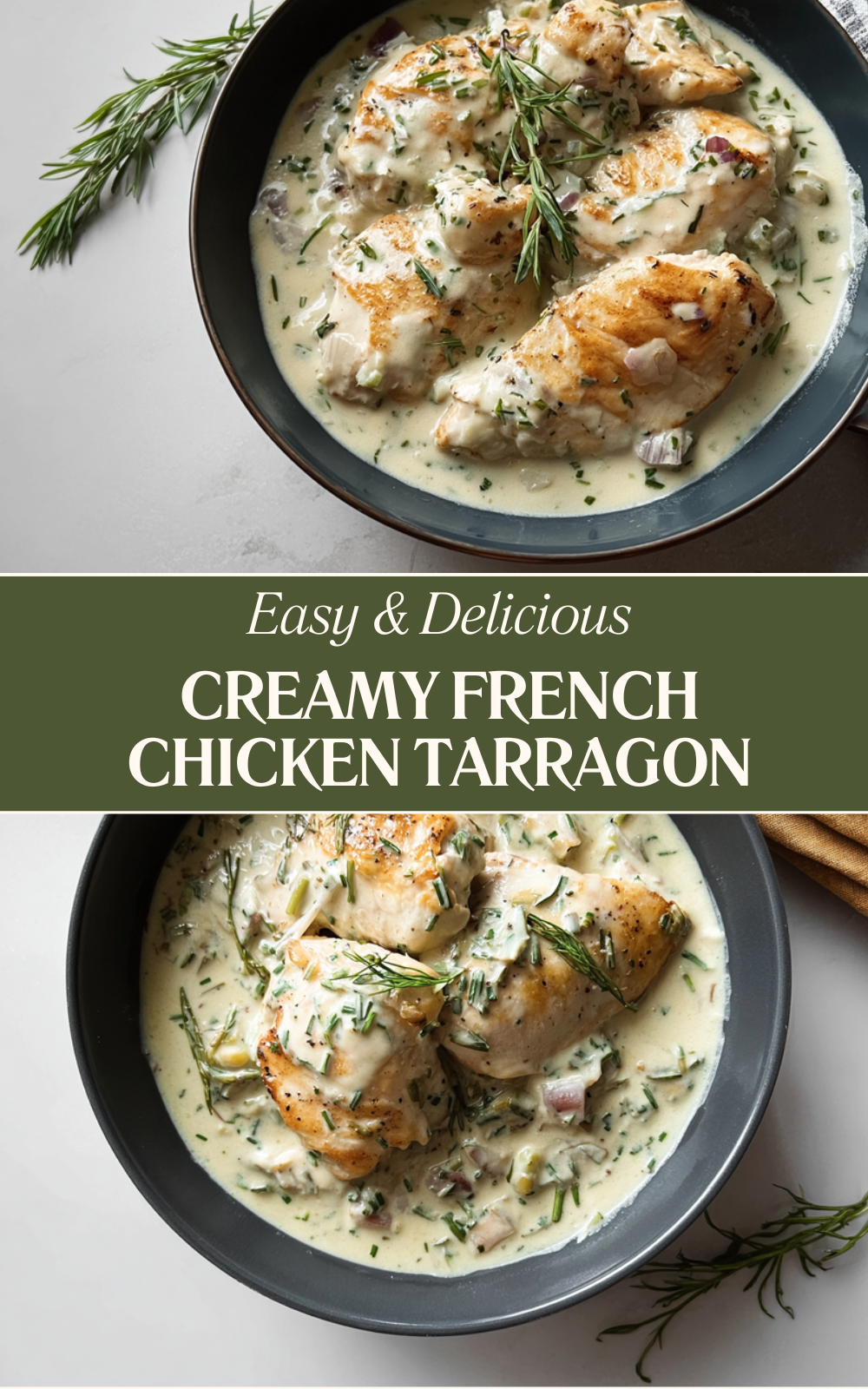 Creamy Tarragon Chicken Recipe 7 Creamy French Chicken Tarragon