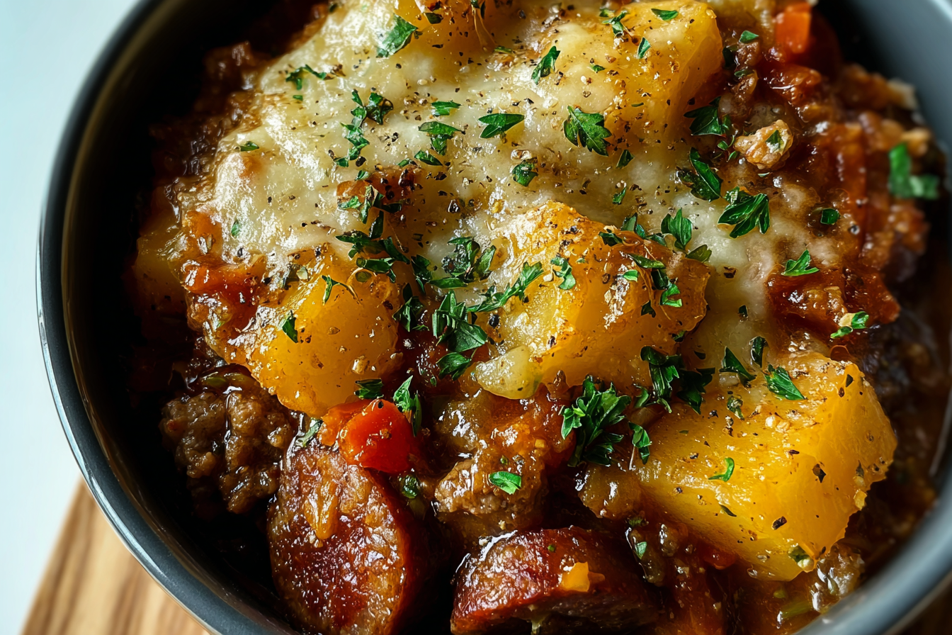 Crockpot Sausage Casserole