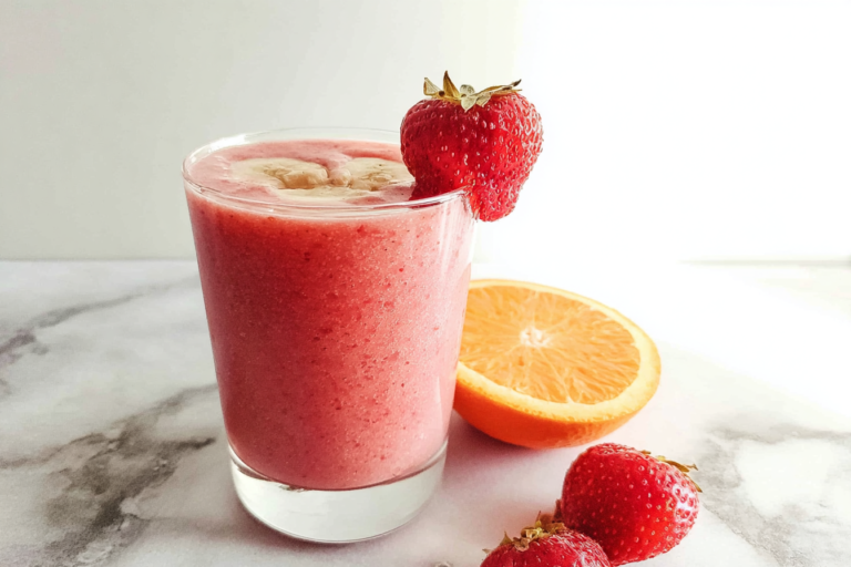 Dairy Free Strawberry Banana Smoothie 46.Png