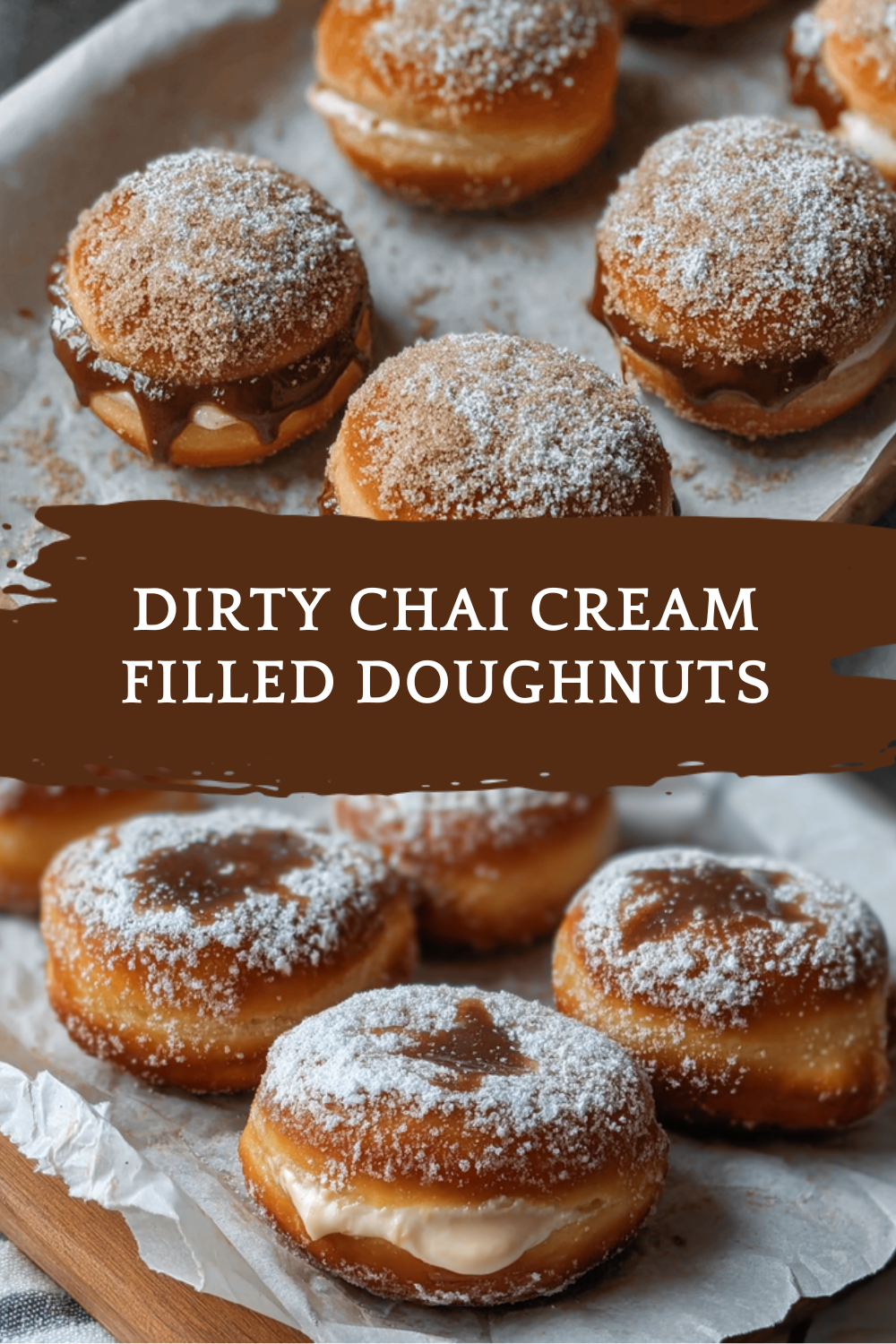 Dirty Chai Doughnuts Recipe 7 Dirty Chai Cream Filled Doughnuts
