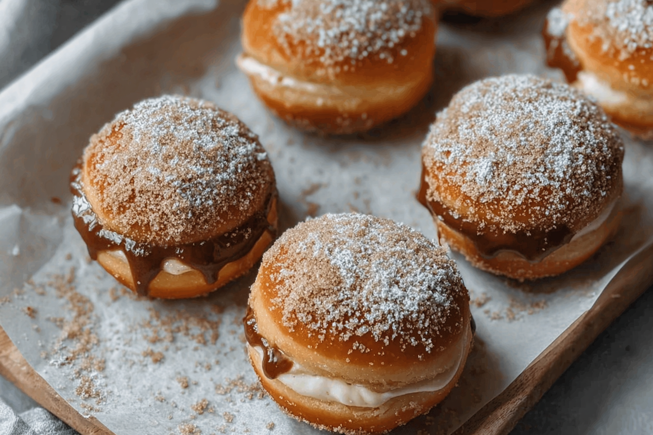 Dirty Chai Doughnuts Recipe 6 Dirty Chai Cream Filled Doughnuts