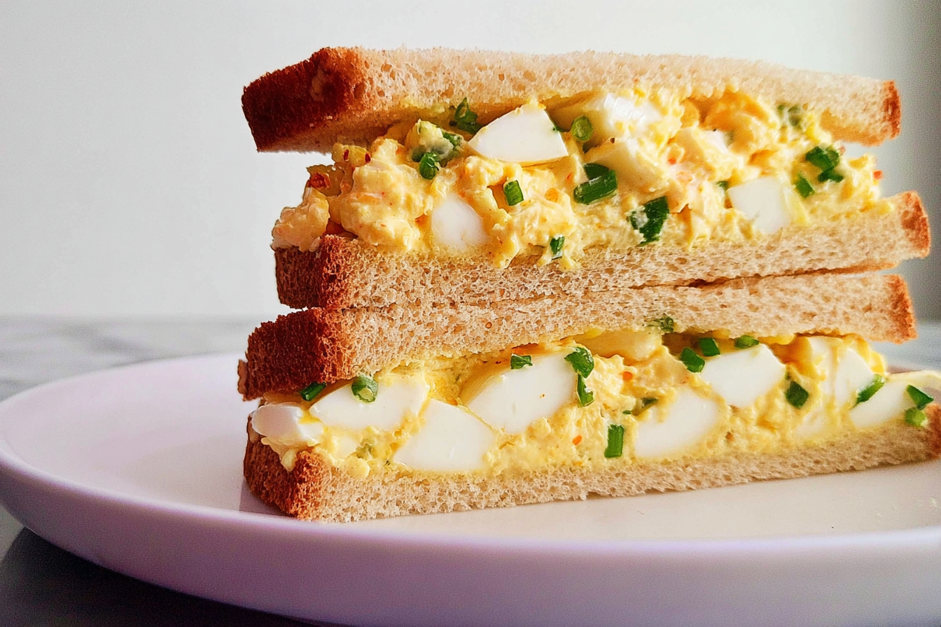 Egg Salad Sandwich Recipe Easy Classic Lunch 6 Egg Salad Sandwiches