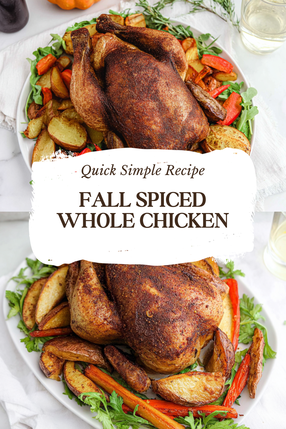 Fall Spiced Whole Chicken