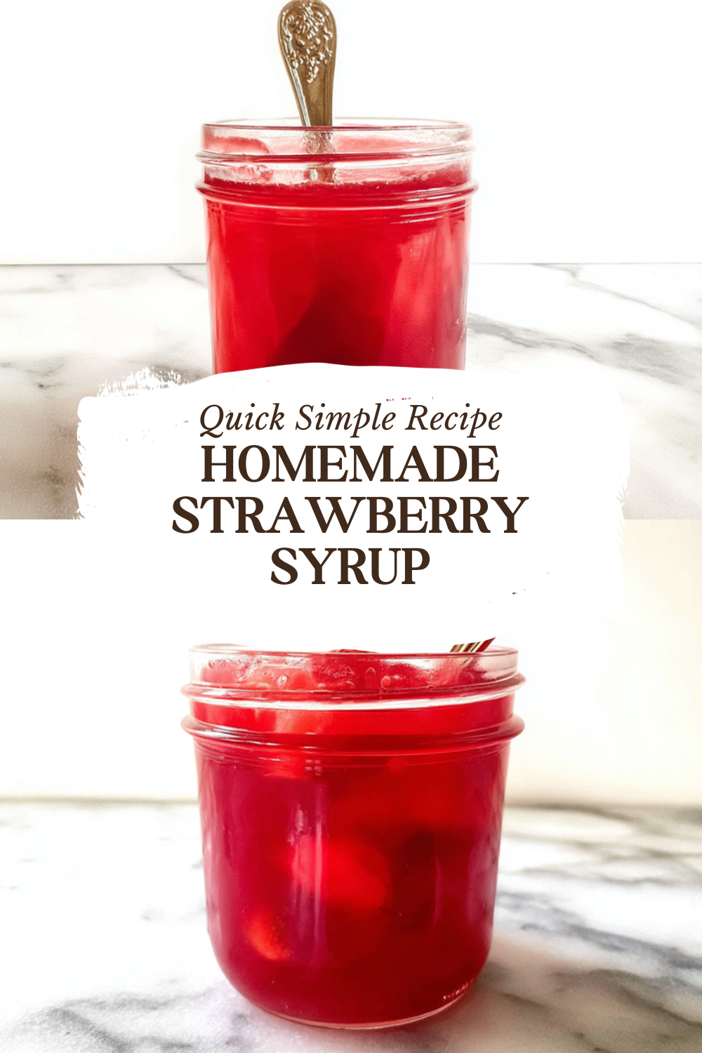 Homemade Strawberry Simple Syrup With Fresh Strawberries 4 Homemade Strawberry Syrup