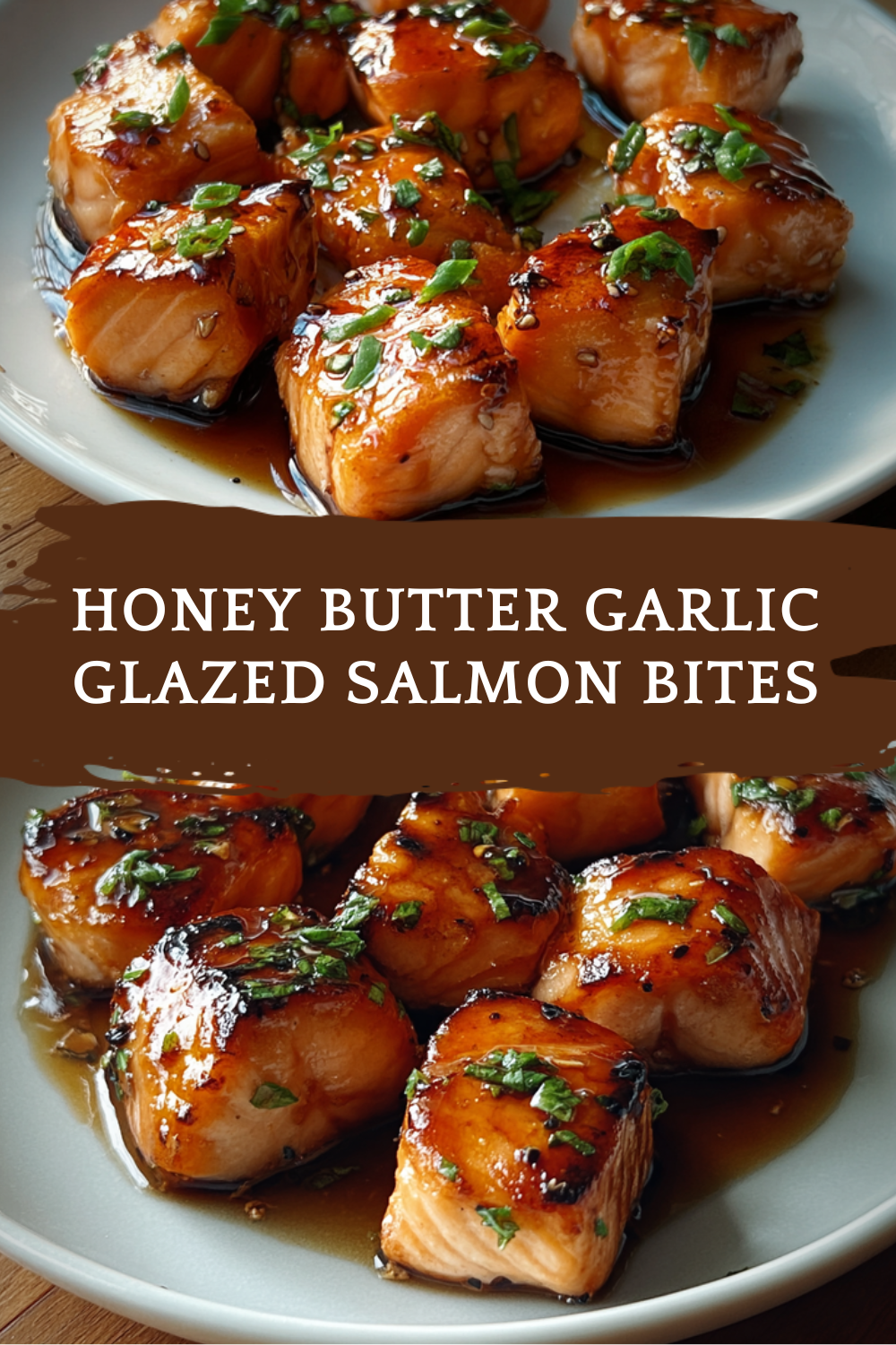 Honey Garlic Butter Glazed Salmon Bites 7 Honey Butter Garlic Glazed Salmon Bites
