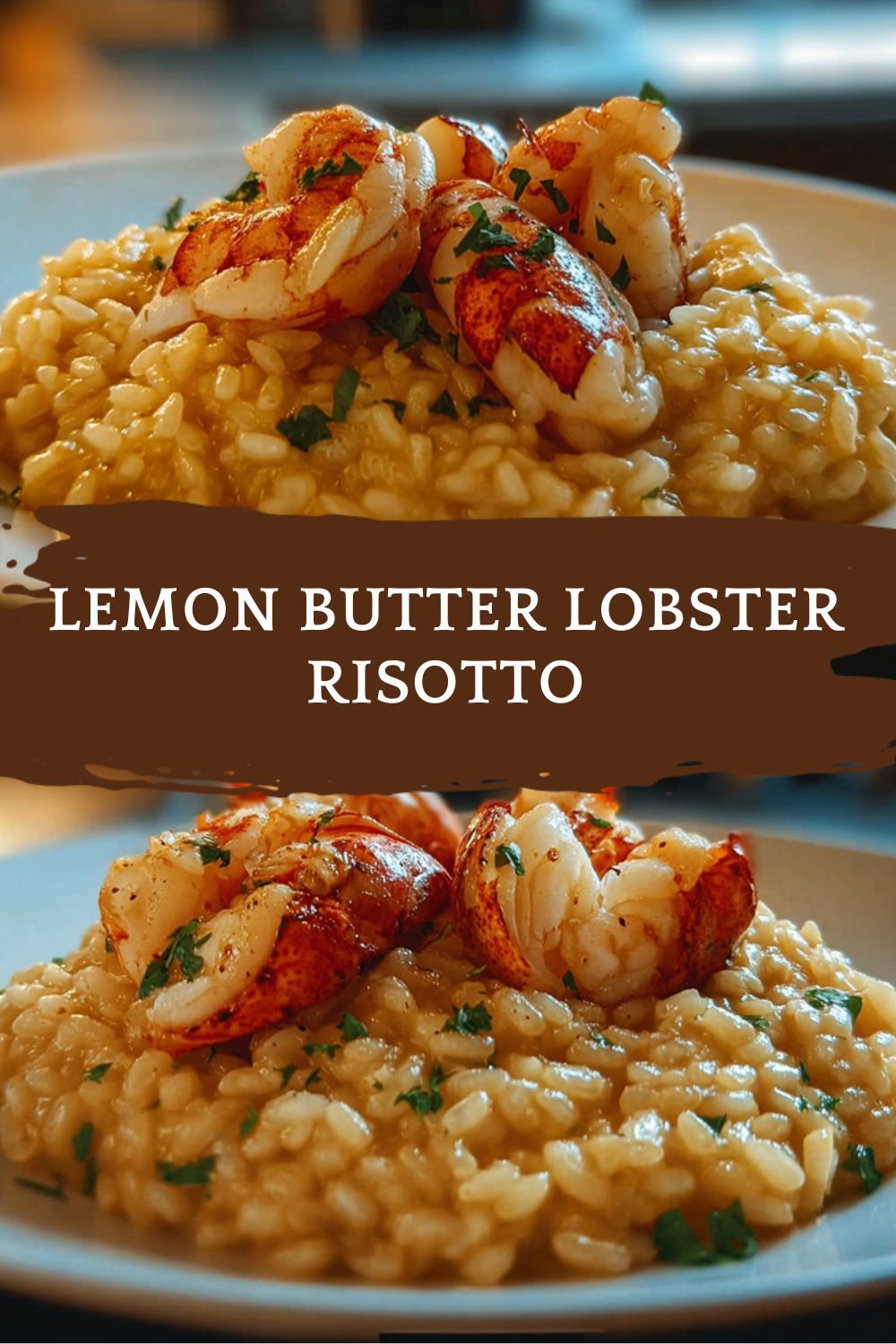 Lemon Butter Lobster Risotto