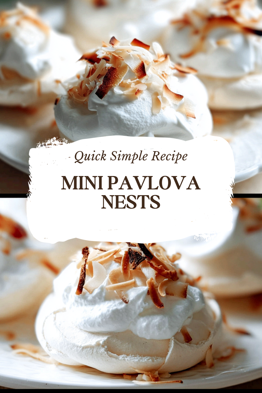 Mini Pavlova Nests