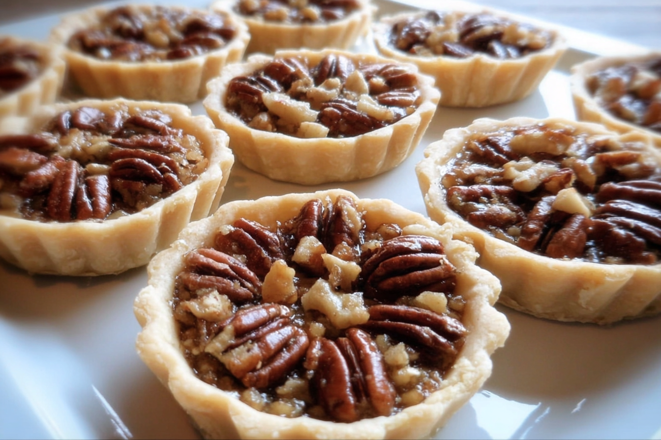 Mini Pecan Pies Easy Homemade Recipe 6 Mini Pecan Pies
