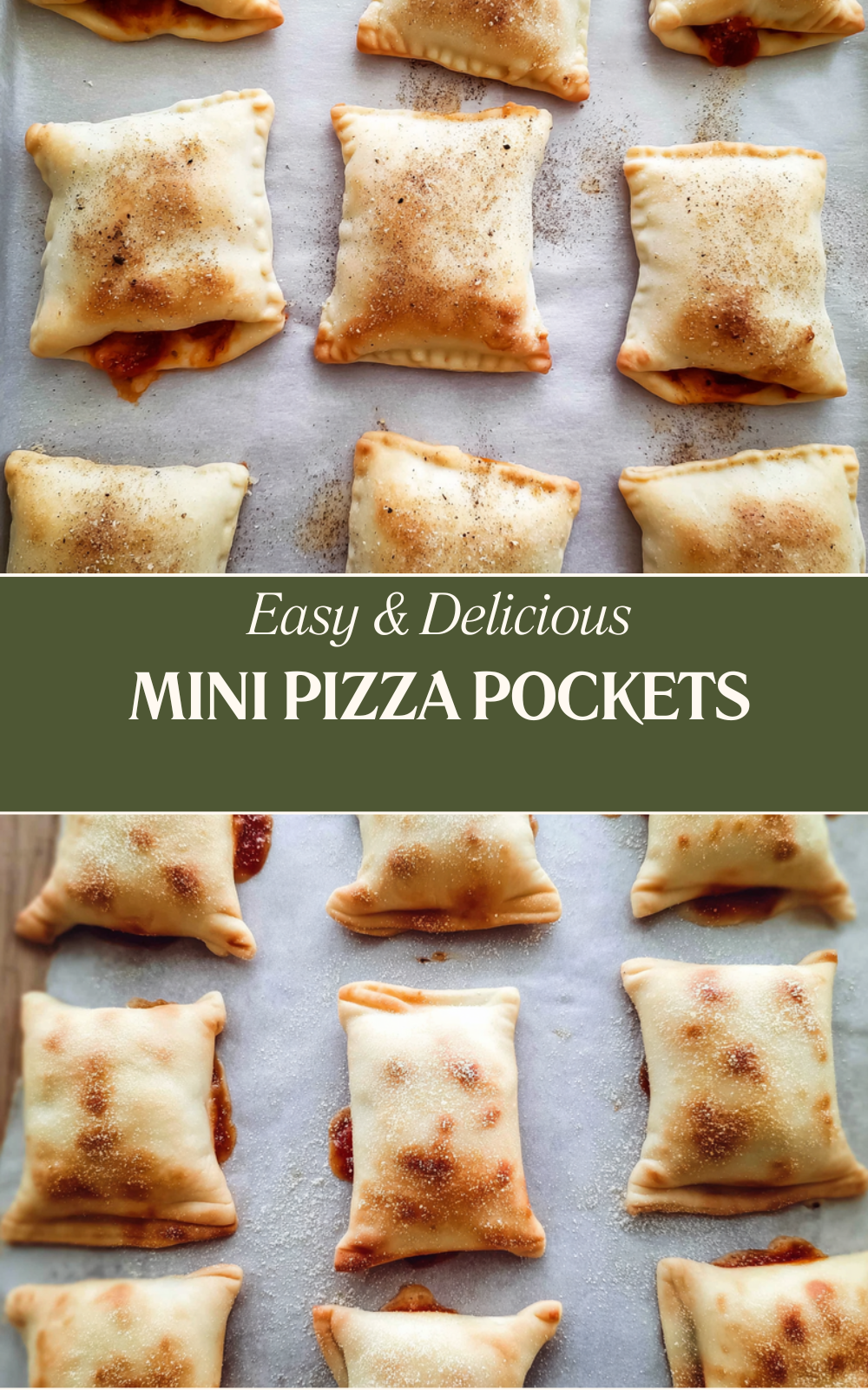 Homemade Easy Cheesy Pizza Pockets Recipe 7 Mini Pizza Pockets
