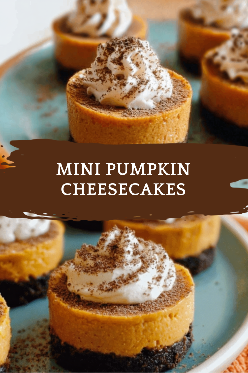 Mini Pumpkin Cheesecakes