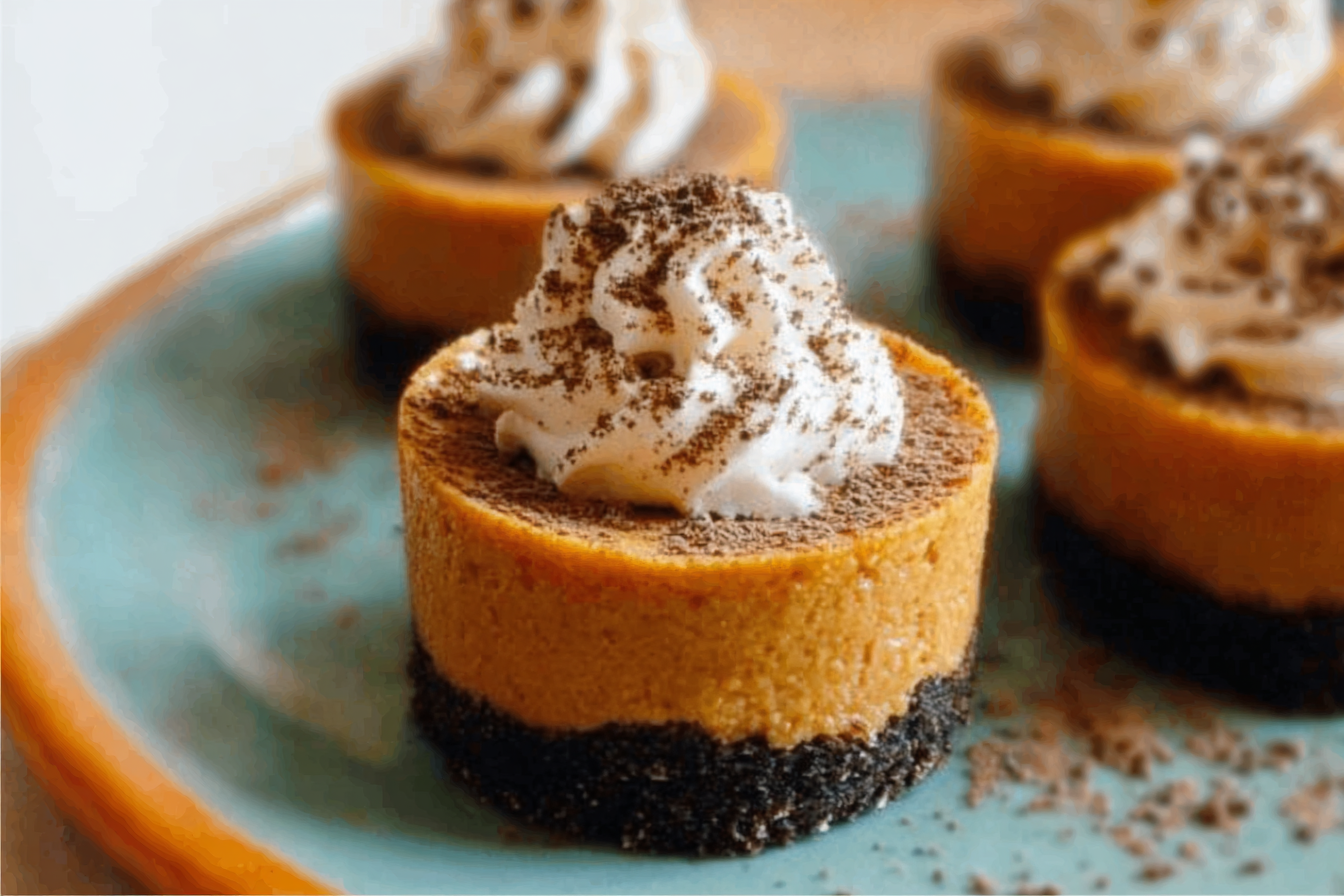 Mini Pumpkin Cheesecakes