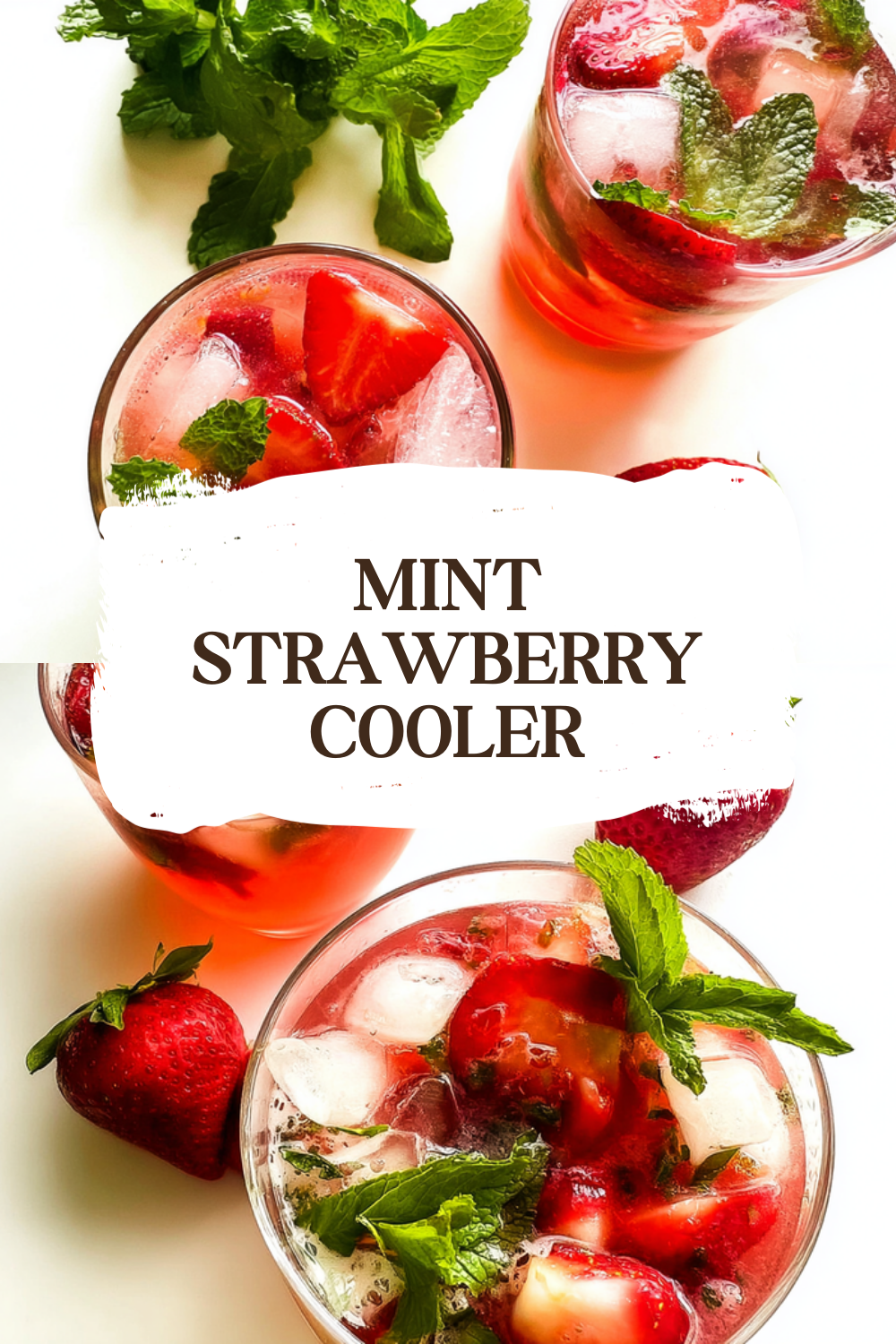 Mint Strawberry Cooler