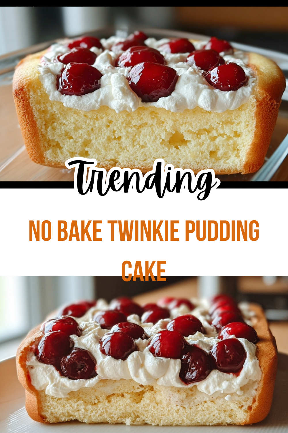 No Bake Twinkie Pudding Cake