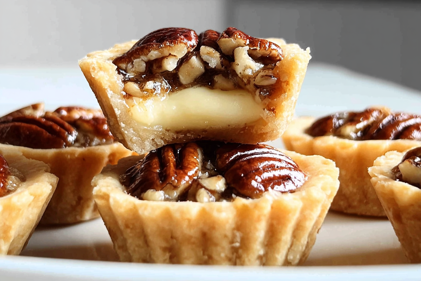 Easy Pecan Tassies Nut Cups Recipe 6 Pecan Tassie Nut Cups