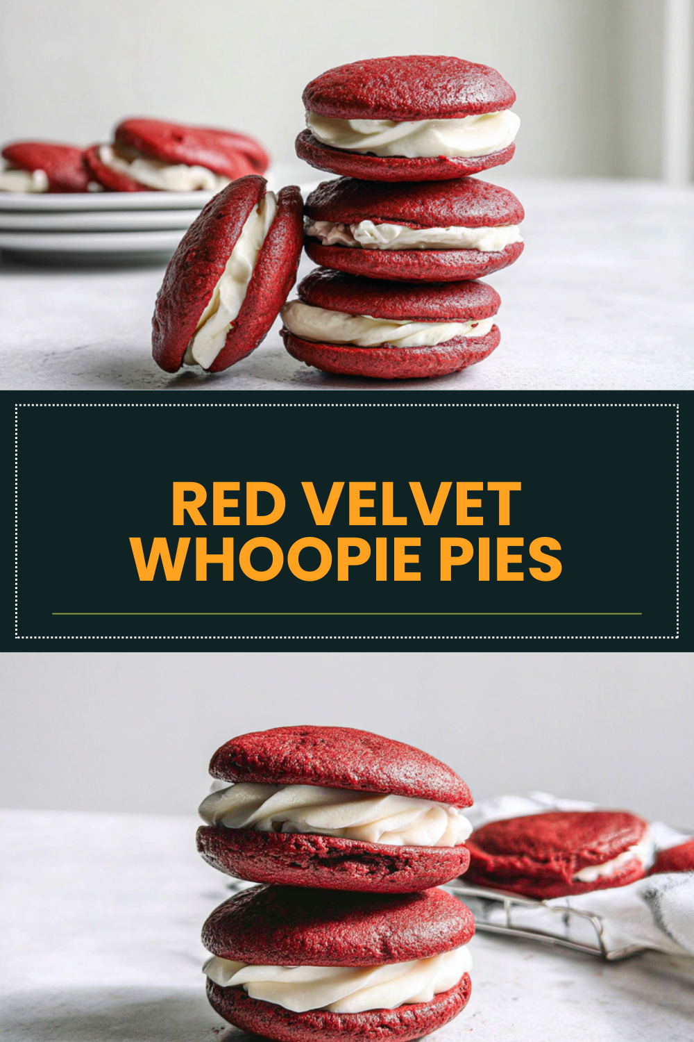 Red Velvet Whoopie Pies