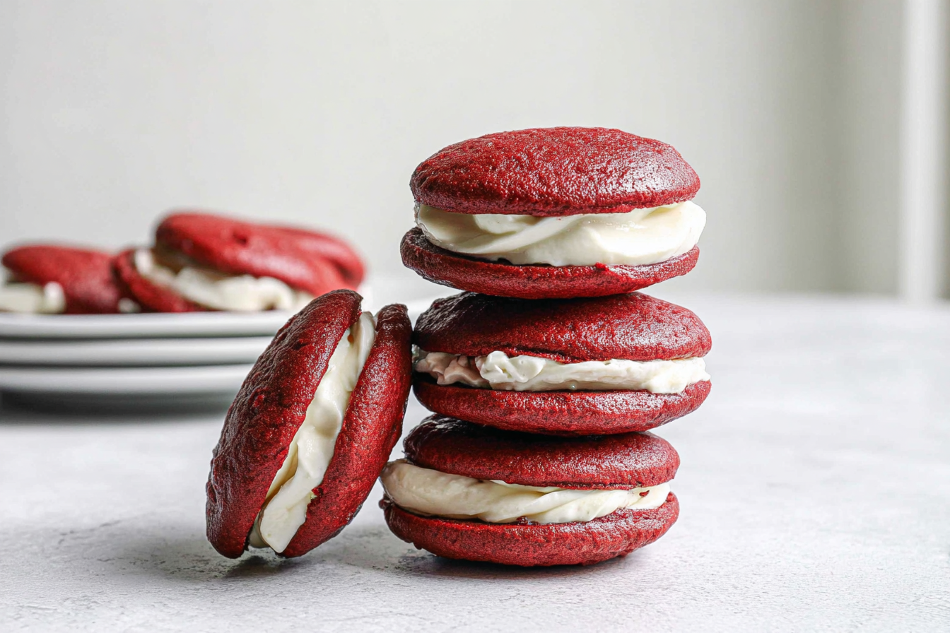Red Velvet Whoopie Pies