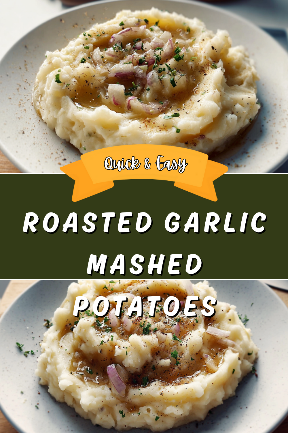 Roasted Garlic Mashed Potatoes