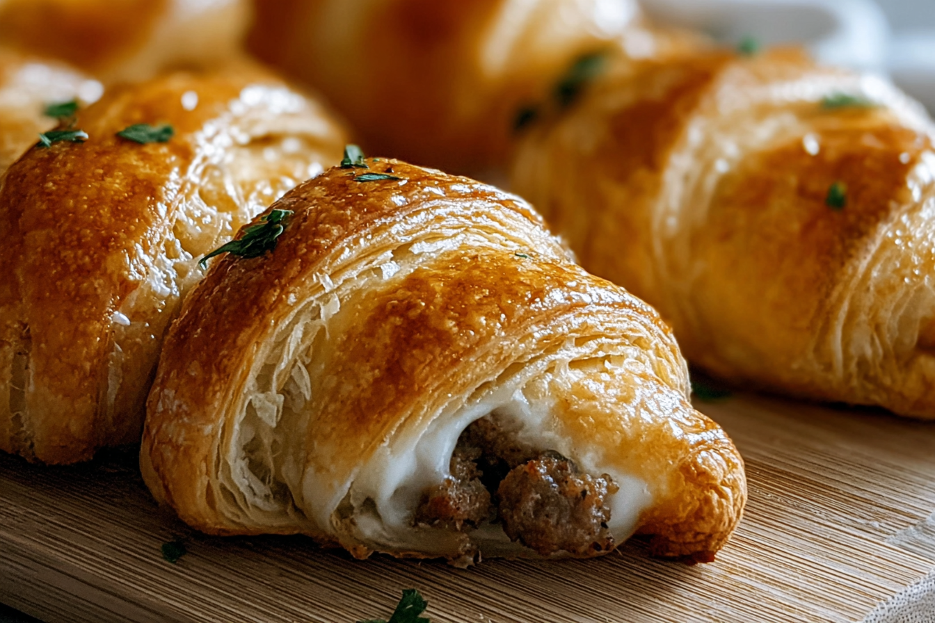 Sausage Cream Cheese Crescents