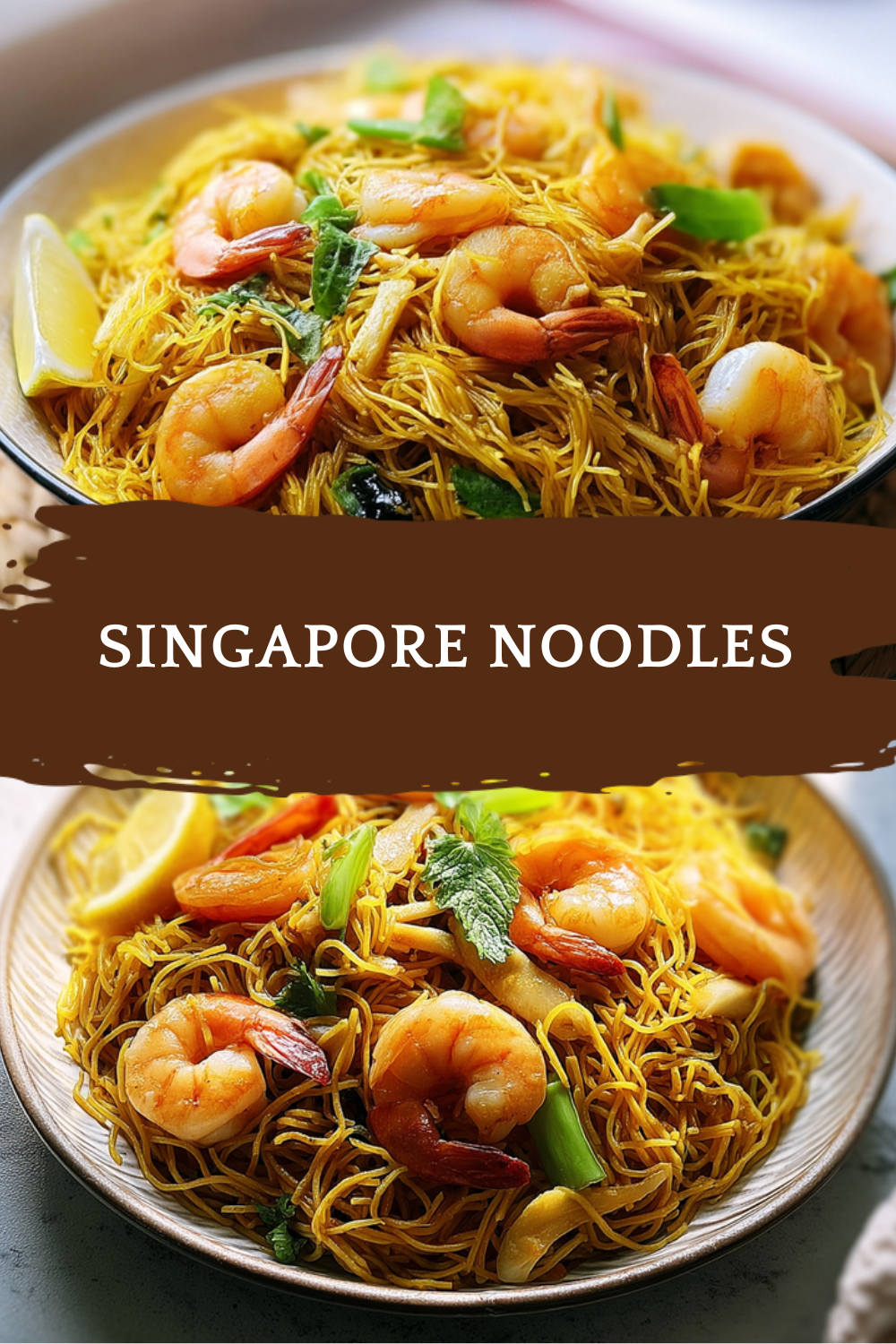 Singapore Noodles Recipe (Singapore Mei Fun) 7 Singapore Noodles