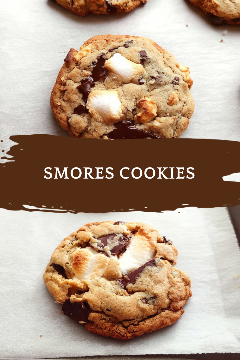 S’mores Cookies Recipe With Gooey Marshmallow Centers 4 Smores Cookies