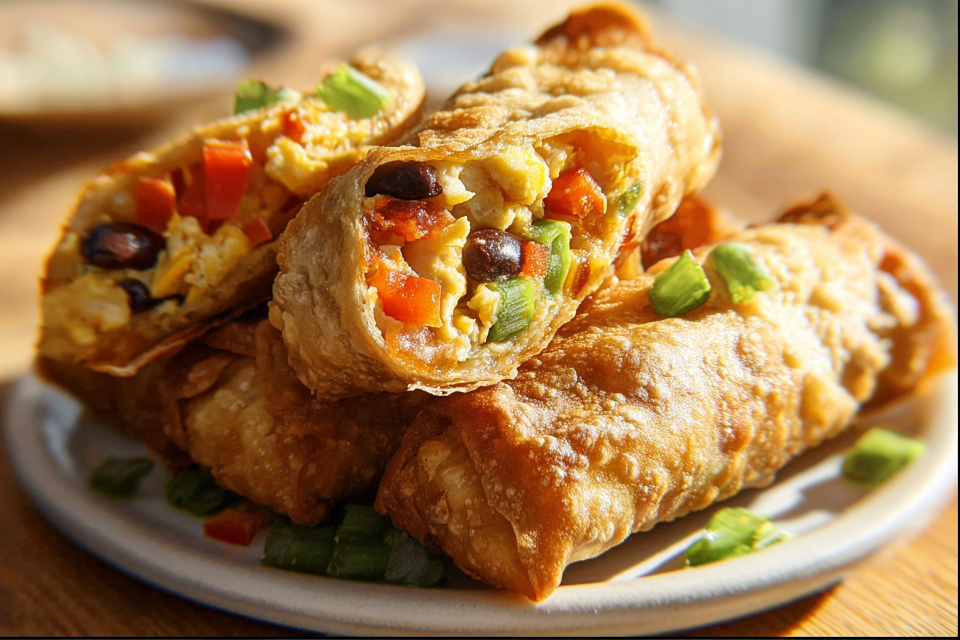 Southwest Chicken Egg Rolls