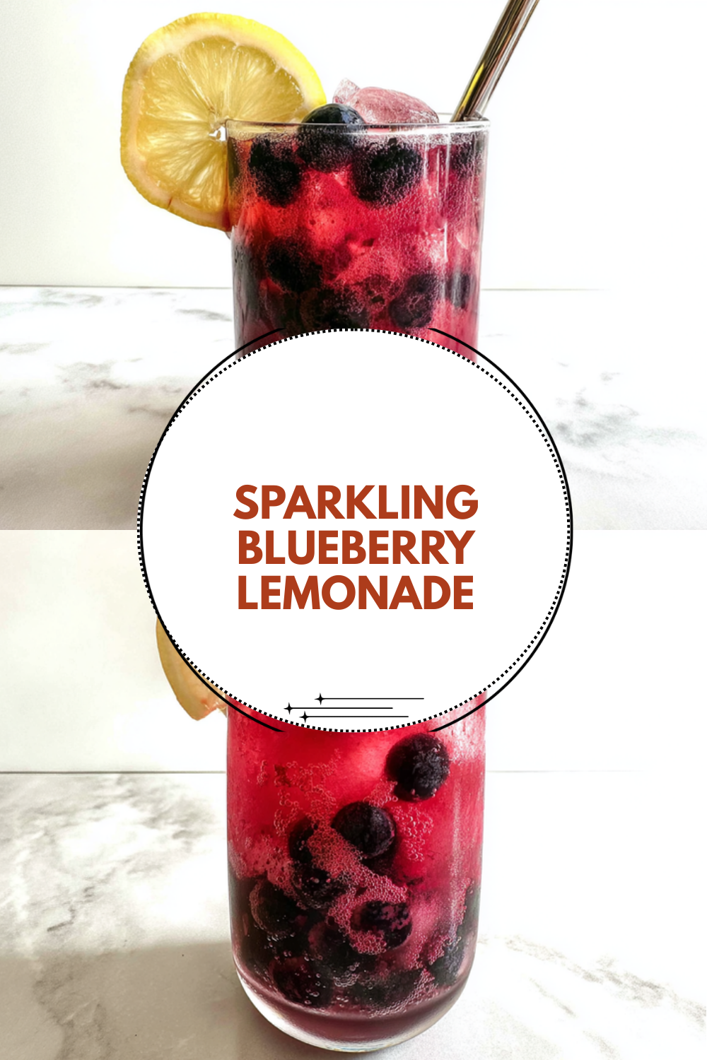 Sparkling Blueberry Lemonade