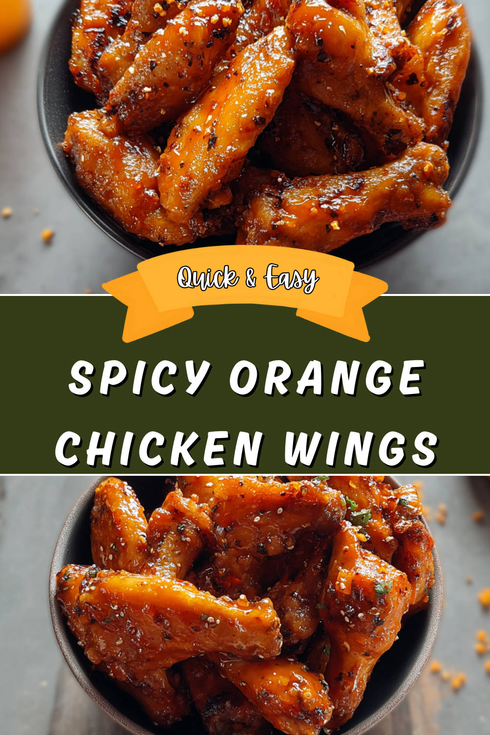 Spicy Orange Chicken Wings Recipe 7 Spicy Orange Chicken Wings