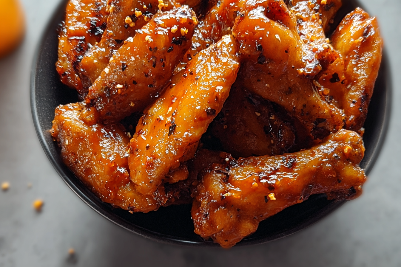 Spicy Orange Chicken Wings Recipe 6 Spicy Orange Chicken Wings