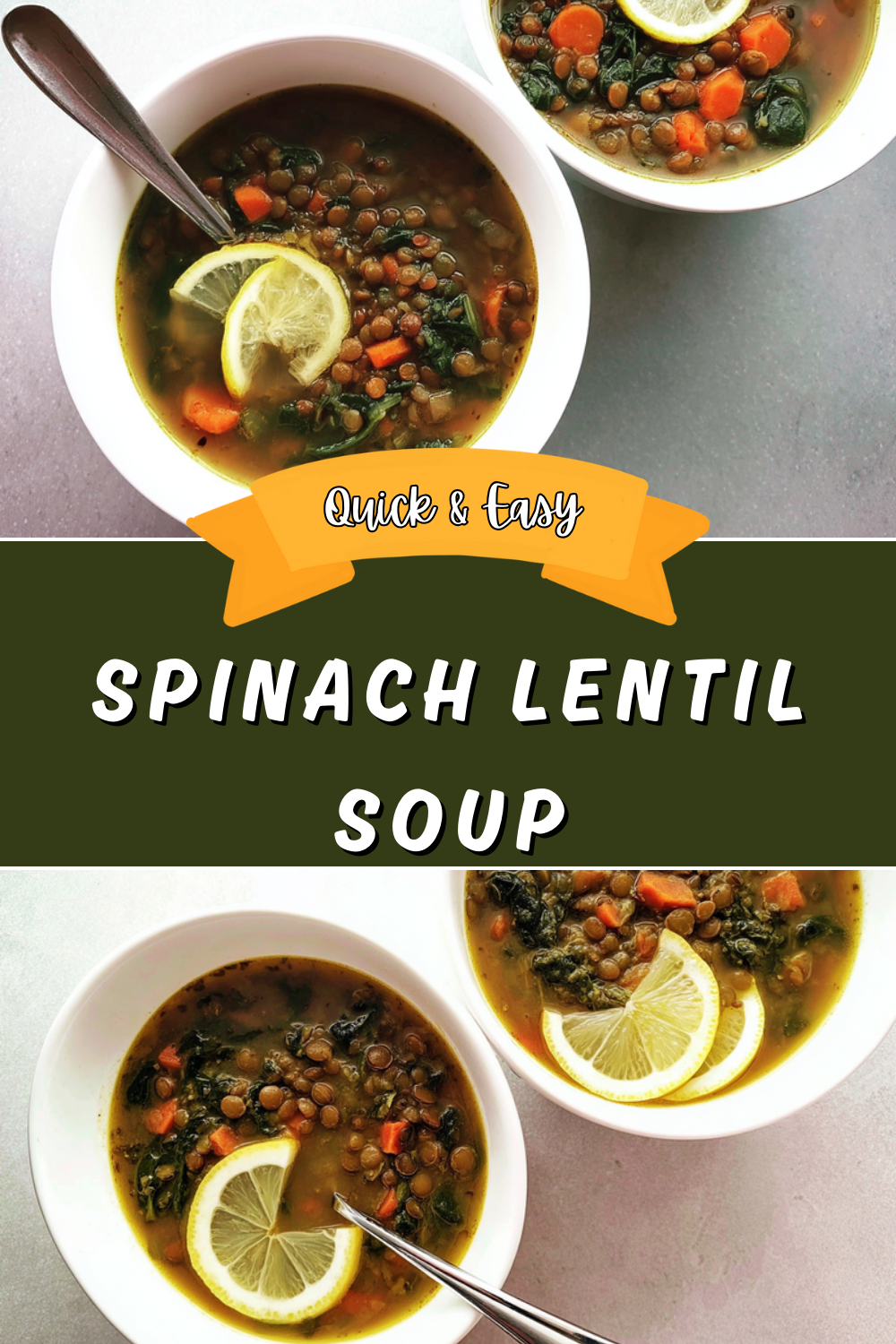 Spinach Lentil Soup