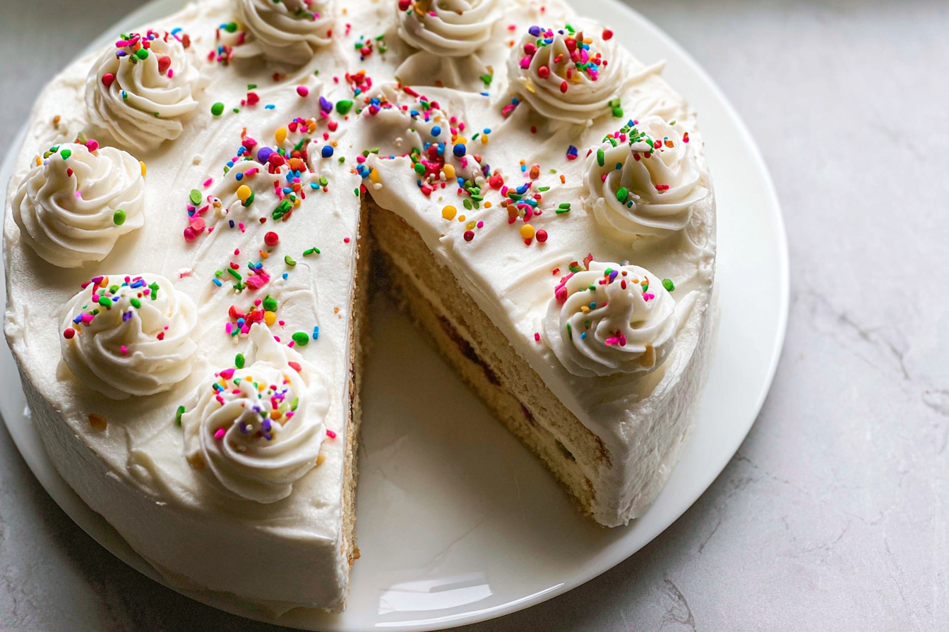 White Cake Recipe Moist Fluffy Easy From Scratch 6 White Cake