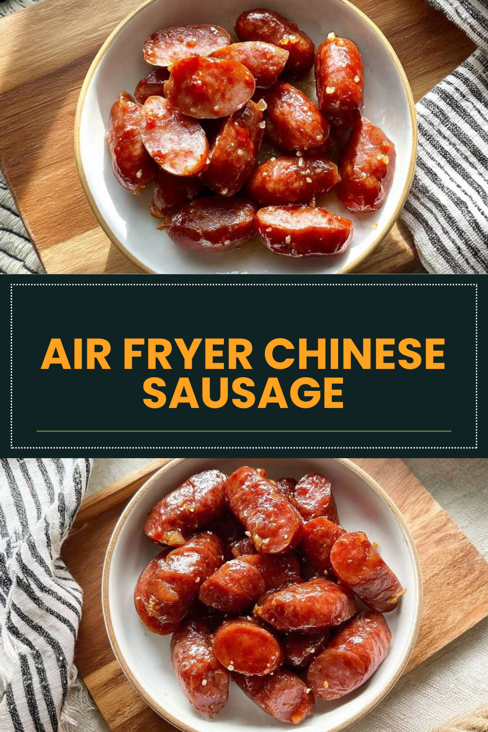 Air Fryer Chinese Sausage