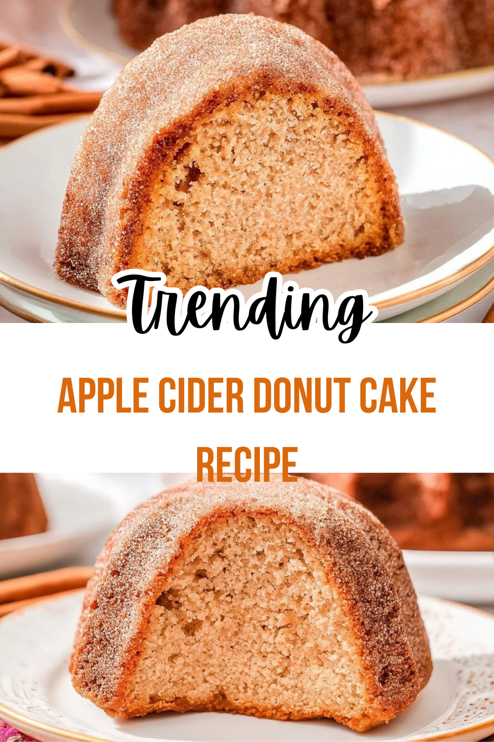 Apple Cider Donut Cake Recipe