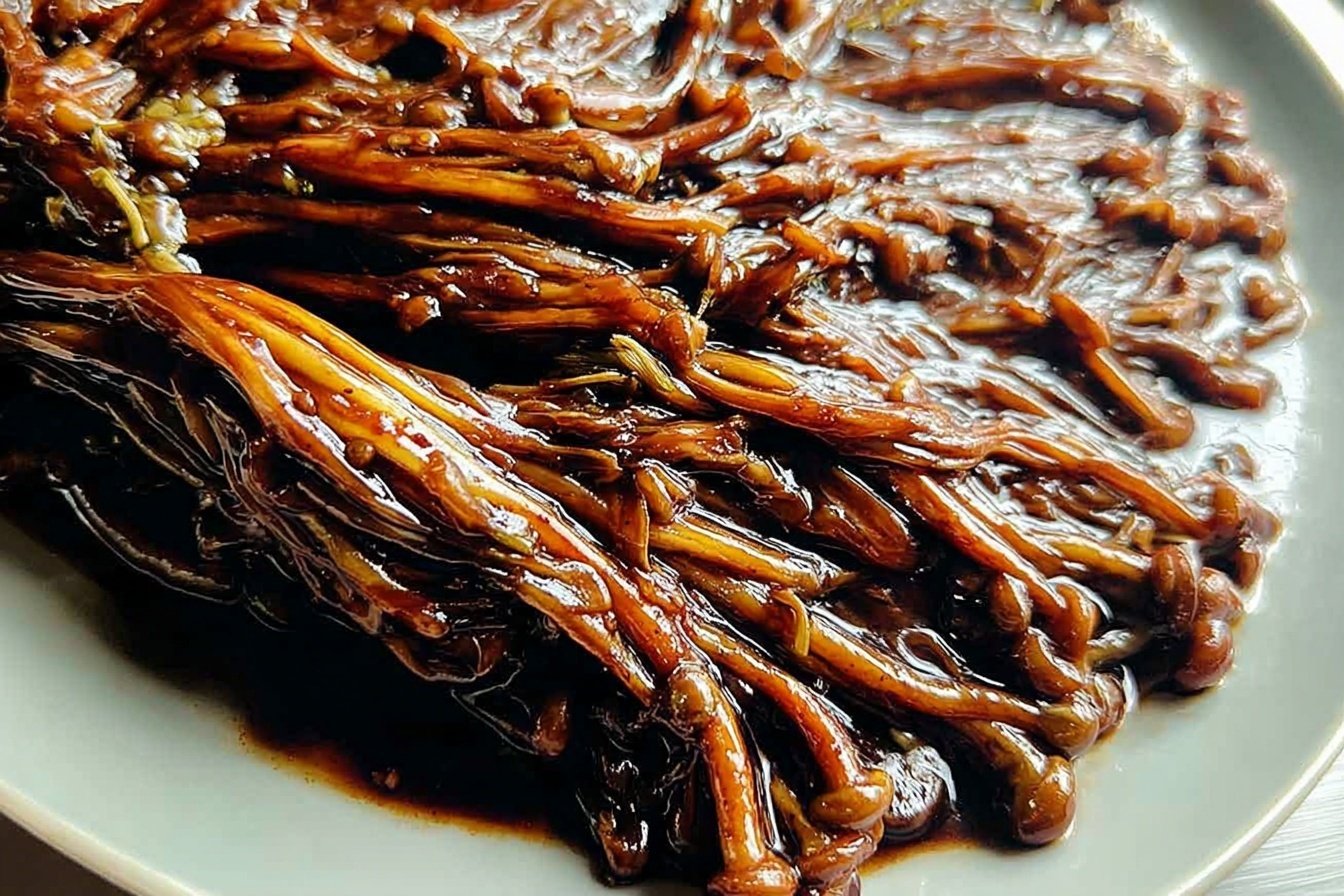 Black Bean Enoki Mushrooms